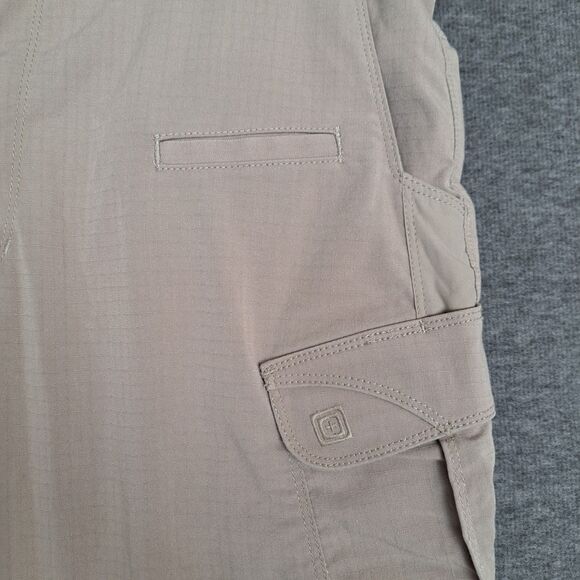 Mens 5.11 511 Tactical Stryke Pants Khaki Flex-Tac Ripstop 36x36 Cargo Pockets - Picture 5 of 13